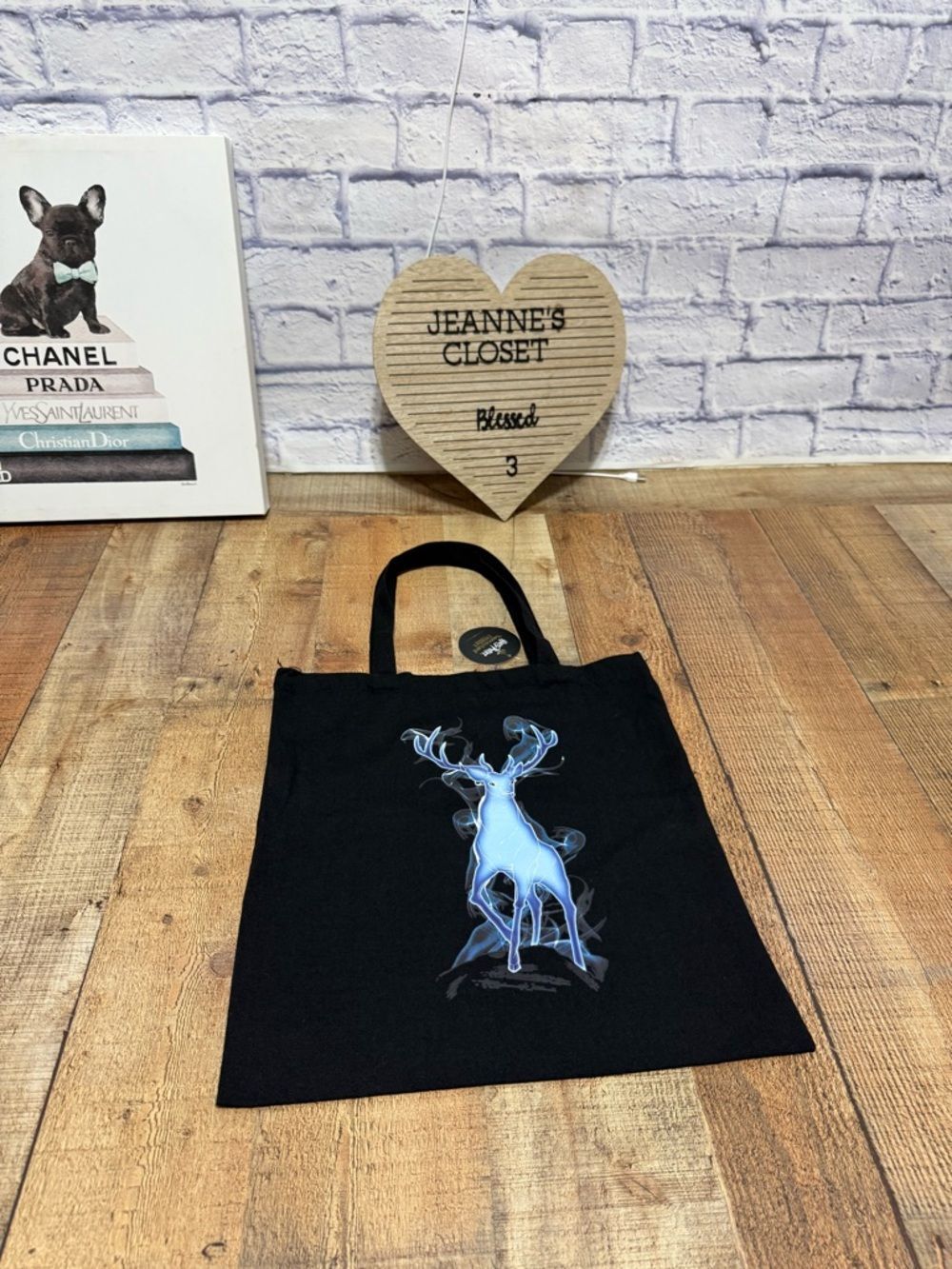 NWT Wizarding World of Harry Potter Forbidden Forest Experience Canvas Tote bag